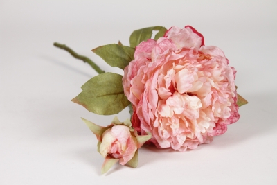 NN-000579 Artificial pink peony H49cm