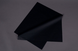 A636QX Paquet de 240 feuilles papier de soie noir 50x75cm