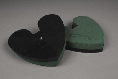 a451qv Paquet de 4 mini coeurs mousse florale 16.50x16cm H3cm