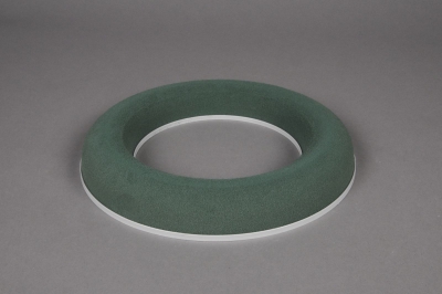 A357QV Paquet de 6 couronnes en mousse florale D25cm