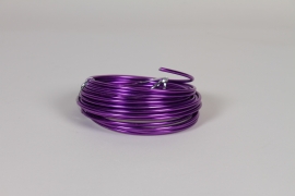 QV-000187 Lilac aluminum wire 4mm x 7.5m