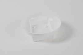 QV-000350 Paquet 25 coupes en plastique blanc D16cm