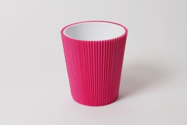 QX-000023 Paquet de 100 manchettes fuchsia H12.5cm	