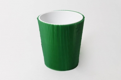 QX-000074 Paquet de 100 manchettes vert fonc� H14.5cm