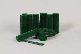 QX-000075 Paquet de 100 manchettes vert foncé H16.5cm