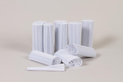 QX-000082 Paquet de 100 manchettes blanc H12cm