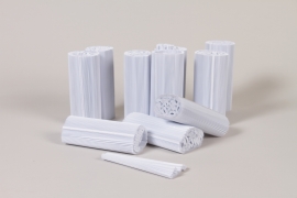 QX-000084 Pack of 100 white cuffs H14cm