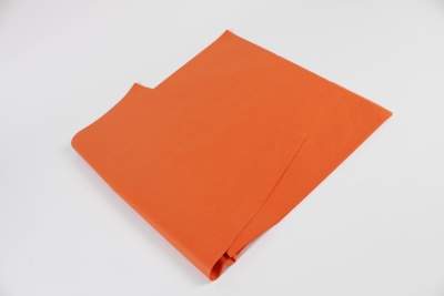 QX-000149 Ream of 240 orange tissue paper sheets 50x75cm