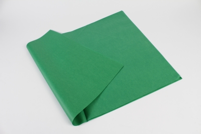 QX-000167 Paquet de 240 feuilles papier de soie vert fonc� 50x75cm
