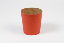 QX-000481 Pack of 25 terracotta cardboard planters D12.5cm H12.5cm