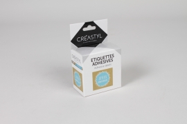 QX-000520 Box of 500  Joyeux Anniversaire  adhesive labels