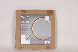 R5-000021 Lighting wooden circle with warm white LED D37cm