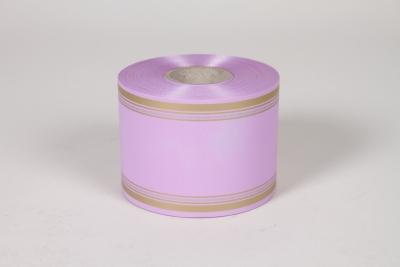 RB-000206 Ruban deuil parme 75mm x 50m