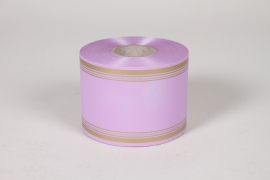 RB-000206 Ruban deuil parme 75mm x 50m