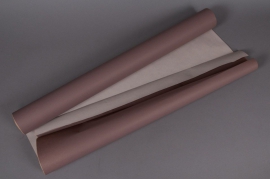 Rouleau de papier kraft chocolat / ivoire 80cmx50m