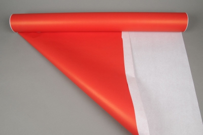 A285QX Rouleau de papier kraft rouge blanc 0,80x50m