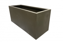 RR-000008 Olive polystone planter 92x36cm H43cm