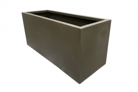 RR-000009 Olive polystone planter 72x26cm H32cm
