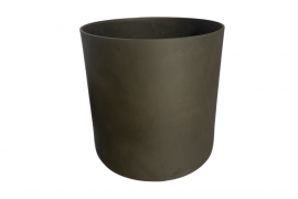 RR-000025 Olive polystone cylinder pot D55cm H55cm