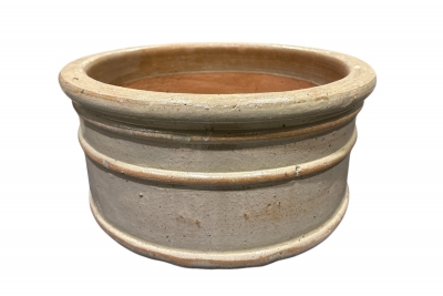 RR-000046 Beige ceramic bowl D55cm H26cm