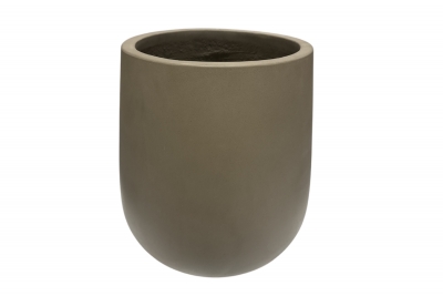 RR-000058 Pot en r�sine grise D60cm H68cm