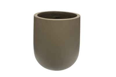 RR-000059 Pot en r�sine grise D40cm H45cm