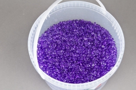 A015AE Seau 2.5L perles de pluie violet