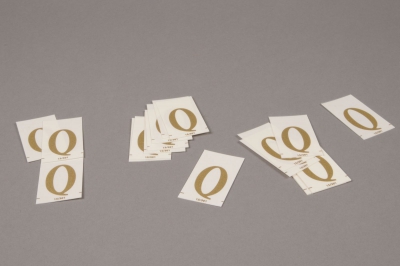 A018K4 Set of 50 letters Q 33mm