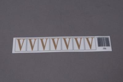 A023K4 Set of 70 letters V 33mm