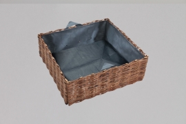 SF-000026 Wicker vegetable garden square 80x80cm H20cm