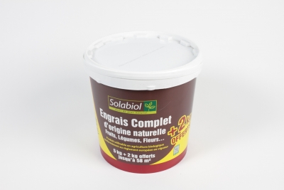 SU-000060 Seau d'engrais complet naturel 5kg + 2kg offerts 