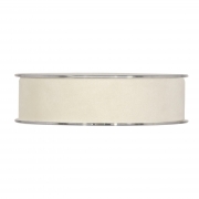 UN-000272 Ruban de velours ivoire 25mm x 7m