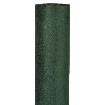 UN-000819 Rouleau en velours vert fonc� 75x250cm