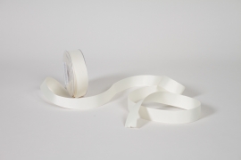 UN-000820 Beige grosgrain ribbon 25mmx20m