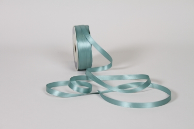 UN-000825 Ruban de satin bleu turquoise 12mm x 100m