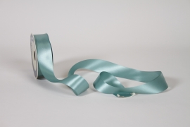 UN-000827 Blue satin ribbon 40mm x 25m