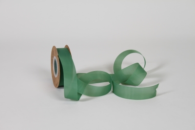 UN-000839 Dark green organza ribbon 25mm x 20m