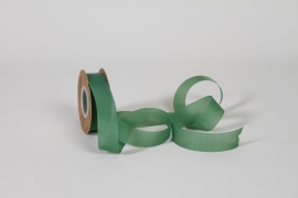 UN-000839 Ruban en organza vert fonc&eacute; 25mm x 20m
