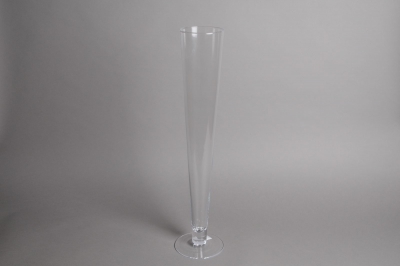 A022PQ Vase en verre fl�te D10.5cm H60cm