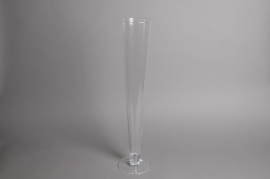A022PQ Vase en verre flûte D10.5cm H60cm