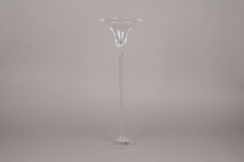 B449W3 Vase martini en verre D18cm H60cm