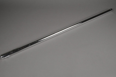 A025K9 Vase tube en verre argent D3cm H100cm