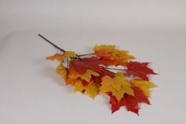 VB-000097 Platane artificiel jaune et rouge H75cm