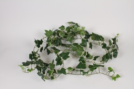 VB-000125 Artificial green and white ivy garland 200cm