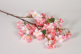 VB-000153 Pink artificial prunus branch H105cm
