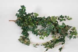 VB-000186 Artificial ivy pick with small green leaves H110cm