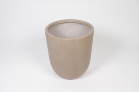 VV-000060 Sand fiber pot D36cm H41cm
