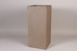 VV-000065 Sand fiber pot 41x41cm H80cm