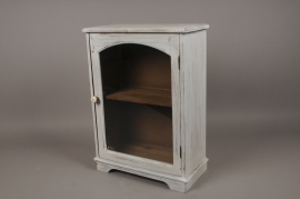A117HH White wooden chest H55cm