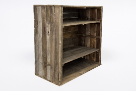 WT-000008 Raw reclaimed pallet wood unit 120x60cm H120cm